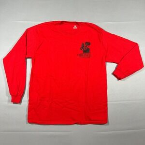 Custom Ink T Shirt Mens Medium Red We Don't Make This Stuff Up Graphic Crew Neck